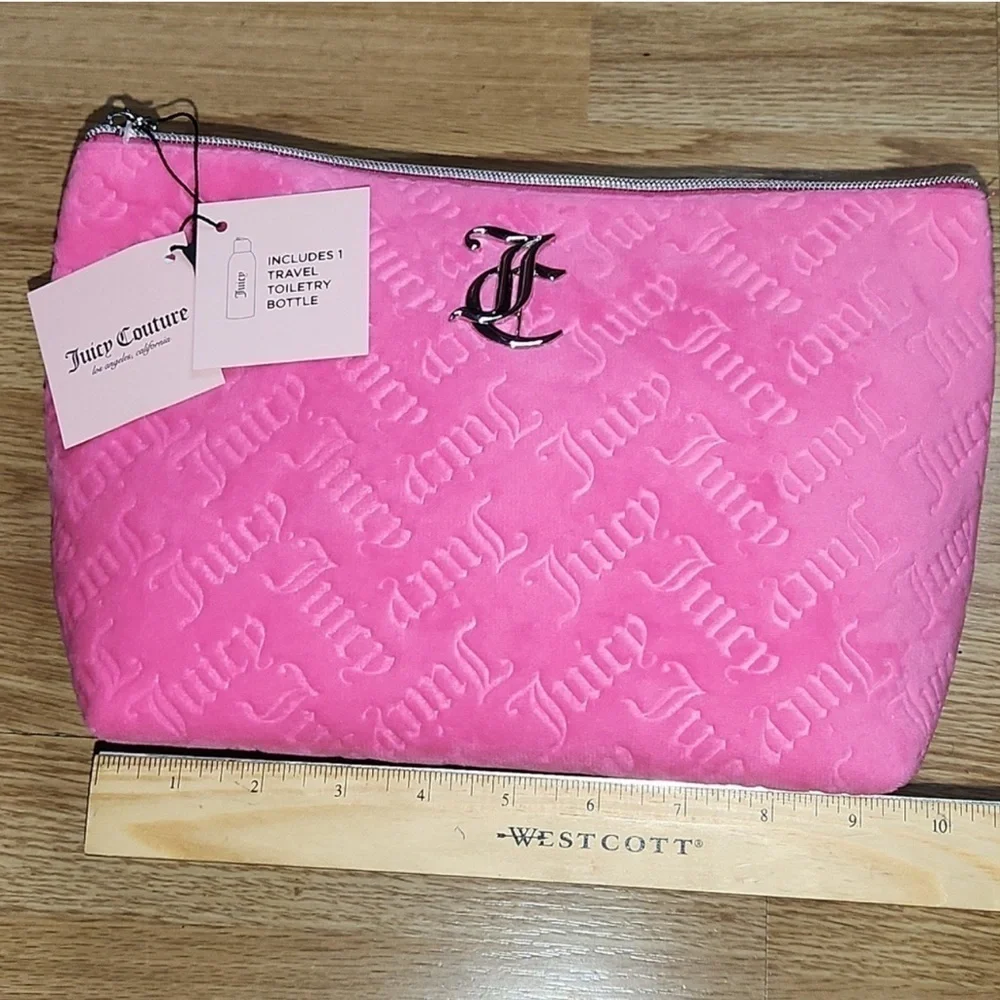 Juicy Couture Pink Cosmetic Bag